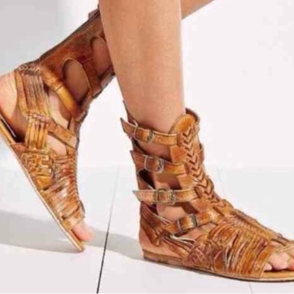 BEDSTU Aurelia Gladiator Tan Sandals